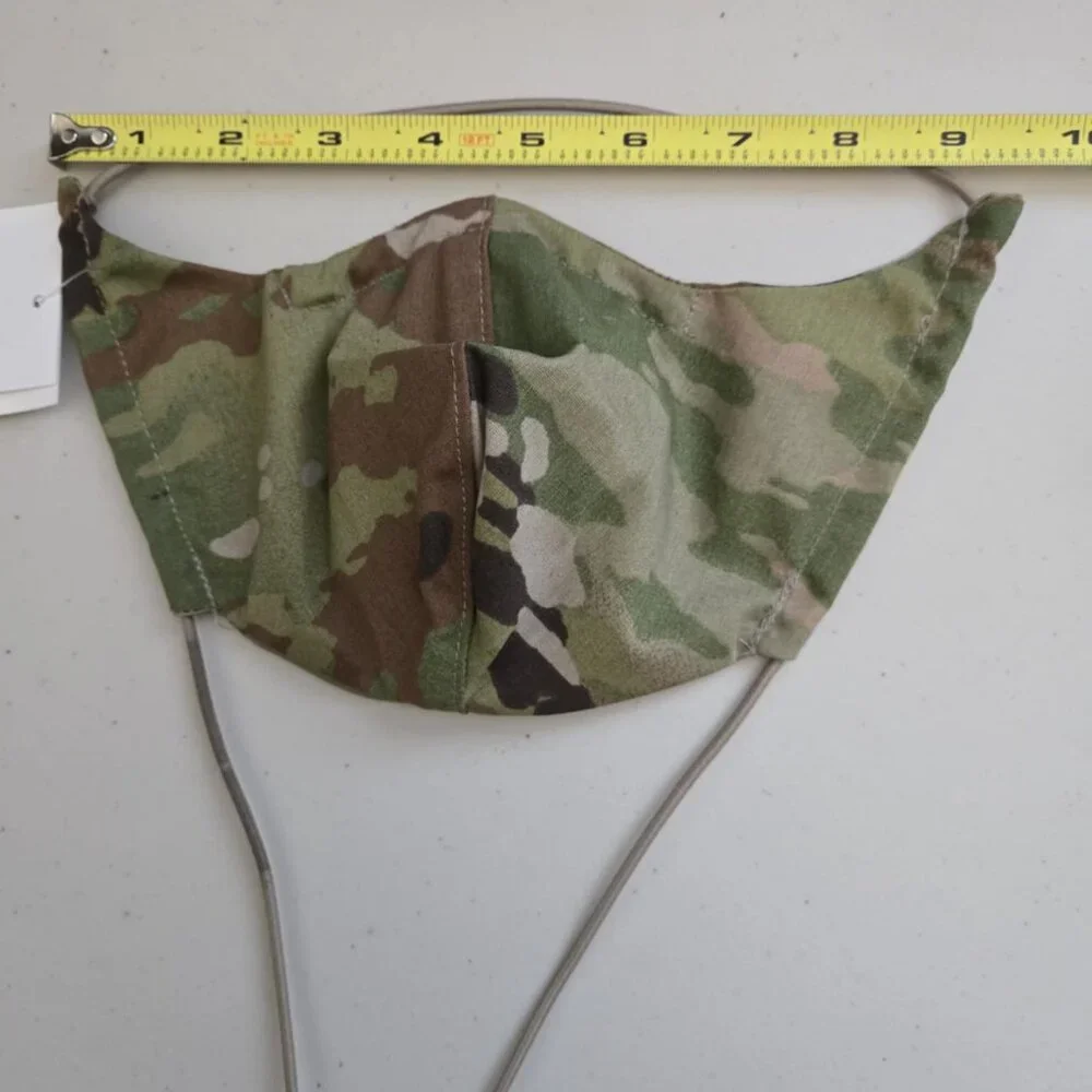 One size face mask with string